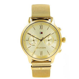  Shop Authentic Tommy Hilfiger Blake Quartz Gold Dial Gold Mesh Bracelet Watch for Women - 1782302 - Luxxuri