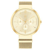 Shop Authentic Tommy Hilfiger Blake Quartz Gold Dial Gold Mesh Bracelet Watch for Women - 1782302 - Luxxuri