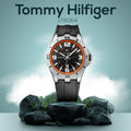  Shop Authentic Tommy Hilfiger Drew Black Dial Black Rubber Strap Watch for Men - 1791064 - Luxxuri