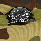  Shop Authentic Tommy Hilfiger Drew Black Dial Green Rubber Strap Watch for Men - 1791065 - Luxxuri