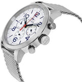  Shop Authentic Tommy Hilfiger Jake Quartz White Dial Silver Mesh Bracelet Watch for Men - 1791233 - Luxxuri
