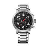  Shop Authentic Tommy Hilfiger Jake Chronograph Black Dial Silver Steel Strap Watch for Men - 1791234 - Luxxuri