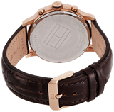  Shop Authentic Tommy Hilfiger Aiden Quartz Blue Dial Brown Leather Strap Watch for Men - 1791308 - Luxxuri