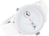  Shop Authentic Tommy Hilfiger Denim White Dial White Rubber Strap Watch for Men - 1791324 - Luxxuri