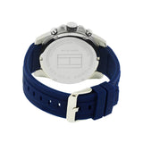  Shop Authentic Tommy Hilfiger Decker Quartz White Dial Blue Rubber Strap Watch for Men - 1791349 - Luxxuri