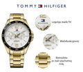  Shop Authentic Tommy Hilfiger Sport White Dial Gold Steel Strap Watch for Men - 1791365 - Luxxuri