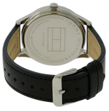 Shop Authentic Tommy Hilfiger Damon Multifunction Black Dial Black Leather Strap Watch for Men - 1791417 - Luxxuri
