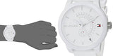  Shop Authentic Tommy Hilfiger Denim Analog White Dial White Rubber Strap Watch for Men - 1791481 - Luxxuri