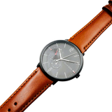  Shop Authentic Tommy Hilfiger Brooklyn Quartz Black Dial Brown Leather Strap Watch for Men - 1791510 - Luxxuri