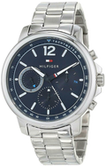  Shop Authentic Tommy Hilfiger London Chronograph Quartz Blue Dial Silver Steel Strap Watch for Men - 1791534 - Luxxuri