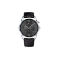  Shop Authentic Tommy Hilfiger Deacan Grey Dial Black Leather Strap Watch for Men - 1791548 - Luxxuri