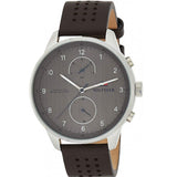  Shop Authentic Tommy Hilfiger Chase Quartz Brown Dial Brown Leather Strap Watch for Men - 1791579 - Luxxuri