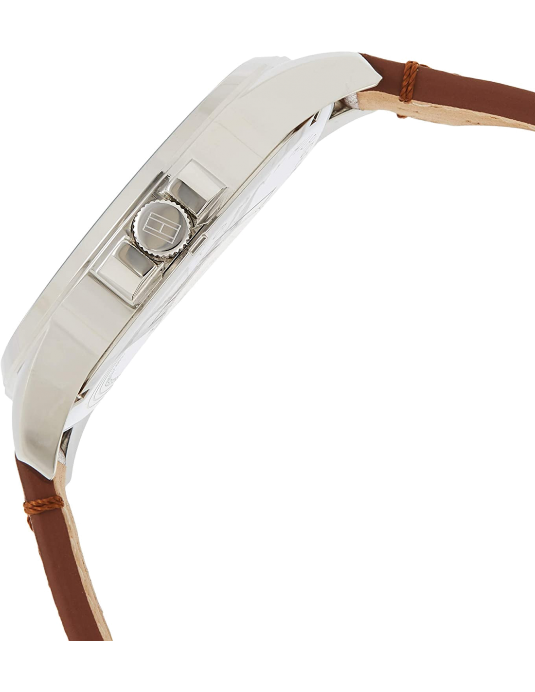  Shop Authentic Tommy Hilfiger Multi Function Quartz White Dial Brown Leather Strap Watch for Men - 1791614 - Luxxuri