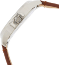 Tommy Hilfiger Kane Chronograph White Dial Brown Leather Strap Watch for Men - 1791400