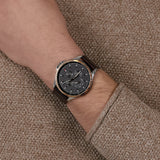  Shop Authentic Tommy Hilfiger Shawn Multifunction Grey Dial Brown Leather Strap Watch for Men - 1791615 - Luxxuri