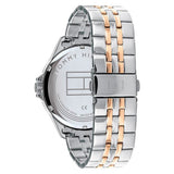  Shop Authentic Tommy Hilfiger Shawn Quartz White Dial Two Tone Steel Strap Watch for Men - 1791617 - Luxxuri