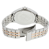  Shop Authentic Tommy Hilfiger Shawn Quartz White Dial Two Tone Steel Strap Watch for Men - 1791617 - Luxxuri