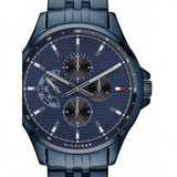  Shop Authentic Tommy Hilfiger Shawn Quartz Blue Dial Blue Steel Strap Watch for Men - 1791618 - Luxxuri
