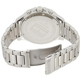  Shop Authentic Tommy Hilfiger Bank Chronograph Blue Dial Silver Steel Strap Watch for Men - 1791718 - Luxxuri