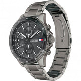  Shop Authentic Tommy Hilfiger Bank Grey Dial Grey Steel Strap Watch for Men - 1791719 - Luxxuri