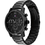  Shop Authentic Tommy Hilfiger Daniel Black Dial Black Steel Strap Watch for Men - 1710383 - Luxxuri