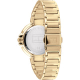  Shop Authentic Tommy Hilfiger Angela White Dial Gold Steel Strap Watch for Women - 1782128 - Luxxuri