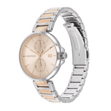 Shop Authentic Tommy Hilfiger Angela Chronograph Pink Dial Two Tone Steel Strap Watch for Women - 1782127 - Luxxuri