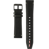  Shop Authentic Tommy Hilfiger Trent Multifunction Black Dial Black Leather Strap Watch for Men - 1791136 - Luxxuri