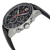  Shop Authentic Tommy Hilfiger Luke Quartz Black Dial Black Leather Strap Watch for Men - 1791117 - Luxxuri