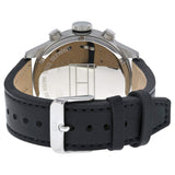  Shop Authentic Tommy Hilfiger Sport Chronograph Black Dial Black Leather Strap Watch for Men - 1791050 - Luxxuri