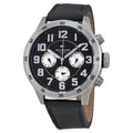  Shop Authentic Tommy Hilfiger Sport Chronograph Black Dial Black Leather Strap Watch for Men - 1791050 - Luxxuri