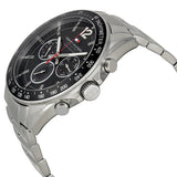  Shop Authentic Tommy Hilfiger Luke Chronograph Black Dial Silver Steel Strap Watch for Men - 1791104 - Luxxuri