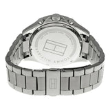  Shop Authentic Tommy Hilfiger Luke Chronograph Black Dial Silver Steel Strap Watch for Men - 1791122 - Luxxuri