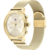  Shop Authentic Tommy Hilfiger Blake Quartz Gold Dial Gold Mesh Bracelet Watch for Women - 1782302 - Luxxuri