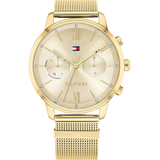  Shop Authentic Tommy Hilfiger Blake Quartz Gold Dial Gold Mesh Bracelet Watch for Women - 1782302 - Luxxuri