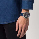  Shop Authentic Tommy Hilfiger Decker Blue Dial Blue Rubber Strap Watch for Men - 1791476 - Luxxuri