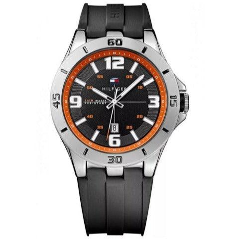  Shop Authentic Tommy Hilfiger Drew Black Dial Black Rubber Strap Watch for Men - 1791064 - Luxxuri