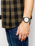  Shop Authentic Tommy Hilfiger Luke Chronograph White Dial Gold Steel Strap Watch for Men - 1791121 - Luxxuri