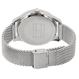  Shop Authentic Tommy Hilfiger Damon Quartz Chronograph Black Dial Silver Mesh Bracelet Watch for Men - 1791415 - Luxxuri