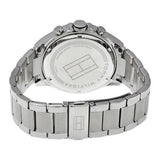  Shop Authentic Tommy Hilfiger Hudson Chronograph Quartz Brown Dial Silver Steel Strap Watch For Men - 1791229 - Luxxuri