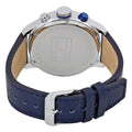  Shop Authentic Tommy Hilfiger Jackson Silver Dial Black Leather Strap Watch for Men - 1791240 - Luxxuri