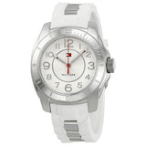  Shop Authentic Tommy Hilfiger K2 White Dial White Rubber Strap Watch for Women - 1781306 - Luxxuri