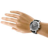  Shop Authentic Tommy Hilfiger Harrison Chronograph Black Dial Black Leather Strap Watch for Men - 1790875 - Luxxuri