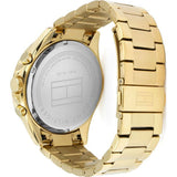  Shop Authentic Tommy Hilfiger Luke Chronograph White Dial Gold Steel Strap Watch for Men - 1791121 - Luxxuri