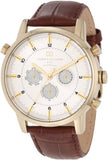  Shop Authentic Tommy Hilfiger Harrison White Dial Brown Leather Strap Watch for Men - 1790874 - Luxxuri
