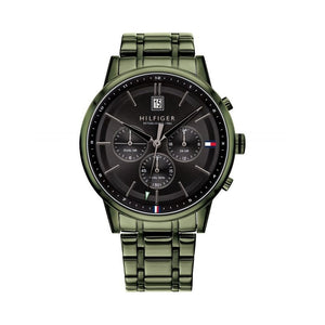  Shop Authentic Tommy Hilfiger Quartz Black Dial Black Steel Strap Watch for Men - 1791634 - Luxxuri