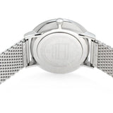  Shop Authentic Tommy Hilfiger Brooklyn Quartz Blue Dial Silver Mesh Bracelet Watch for Men - 1791505 - Luxxuri