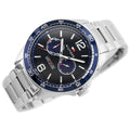  Shop Authentic Tommy Hilfiger Erik Chronograph Blue Dial Silver Steel Strap Watch for Men - 1791366 - Luxxuri