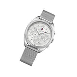  Shop Authentic Tommy Hilfiger Mia Silver Dial Silver Mesh Bracelet Watch for Men - 1781628 - Luxxuri