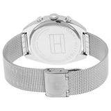  Shop Authentic Tommy Hilfiger Mia Silver Dial Silver Mesh Bracelet Watch for Men - 1781628 - Luxxuri
